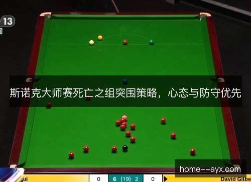 斯诺克大师赛死亡之组突围策略，心态与防守优先